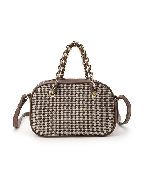 grove（グローブ）の「◆チェーンハンドルミニショルダー（ショルダーバッグ・レディース・ダークブラウン系1/ワインレッド/ブラック系3/ブラック・00）」の6枚目の写真