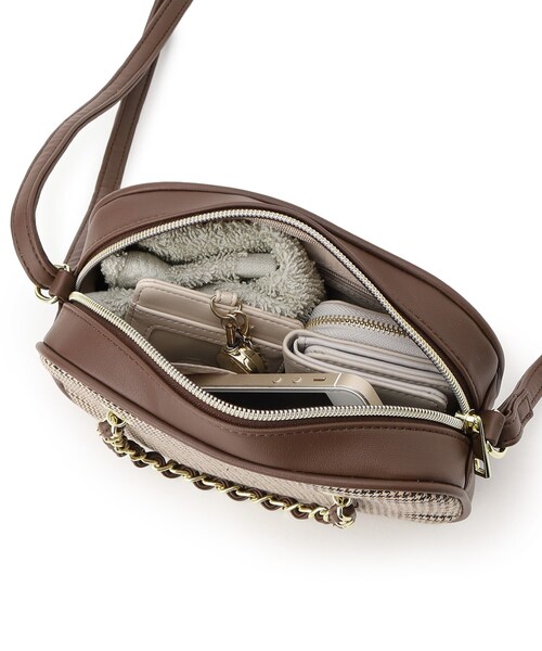 grove（グローブ）の「◆チェーンハンドルミニショルダー（ショルダーバッグ・レディース・ダークブラウン系1/ワインレッド/ブラック系3/ブラック・00）」の12枚目の写真