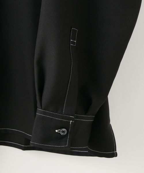 LOWRYS FARM（ローリーズファーム）の「トップステッチシャツＬＳ　144160（シャツ/ブラウス・メンズ・ブラウン/ブラック・MEDIUM/LARGE）」の8枚目の写真