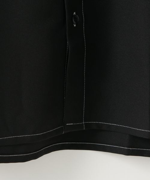 LOWRYS FARM（ローリーズファーム）の「トップステッチシャツＬＳ　144160（シャツ/ブラウス・メンズ・ブラウン/ブラック・MEDIUM/LARGE）」の7枚目の写真