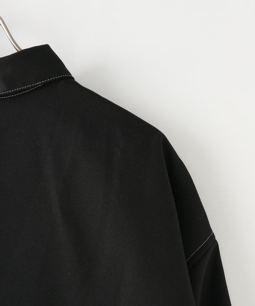 LOWRYS FARM（ローリーズファーム）の「トップステッチシャツＬＳ　144160（シャツ/ブラウス・メンズ・ブラウン/ブラック・MEDIUM/LARGE）」の3枚目の写真