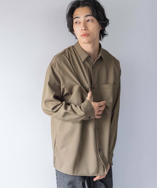 LOWRYS FARM（ローリーズファーム）の「トップステッチシャツＬＳ　144160（シャツ/ブラウス・メンズ・ブラウン/ブラック・MEDIUM/LARGE）」の17枚目の写真