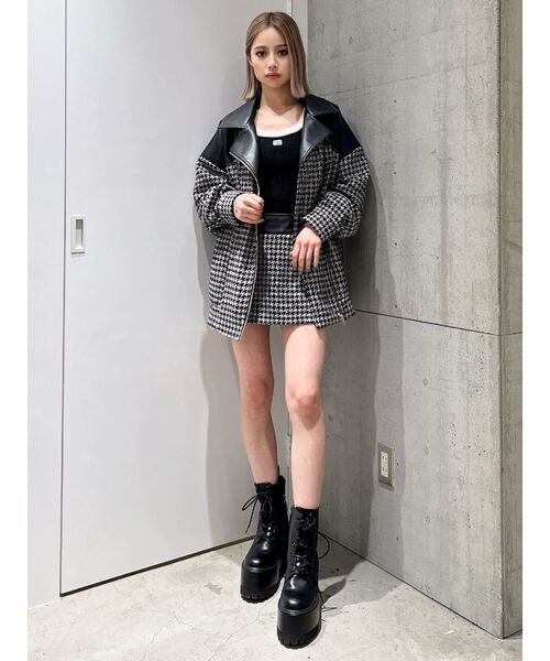 GYDA(ジェイダ)の「GYGYバイカラーニットトップス(ニット/セーター・レディース・ブラック/アイボリー/ピンク・FREE)」の15枚目の写真