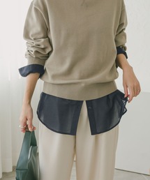 URBAN RESEARCH DOORS | シアーバンドカラーシャツ(シャツ/ブラウス)