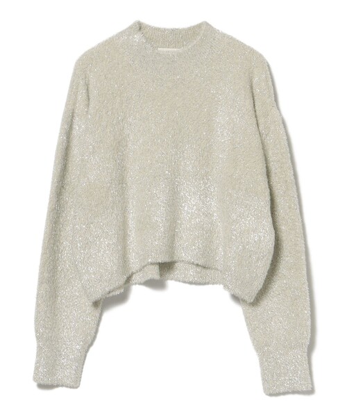 BEAMS HEART（ビームスハート）の「ラメシャギー ニット プルオーバー（ニット/セーター・レディース・オフホワイト/グレー/サックスブルー/ピンク・FREE）」の9枚目の写真