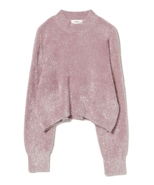 BEAMS HEART（ビームスハート）の「ラメシャギー ニット プルオーバー（ニット/セーター・レディース・オフホワイト/グレー/サックスブルー/ピンク・FREE）」の11枚目の写真