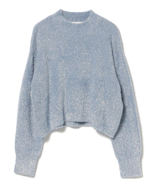 BEAMS HEART（ビームスハート）の「ラメシャギー ニット プルオーバー（ニット/セーター・レディース・オフホワイト/グレー/サックスブルー/ピンク・FREE）」の15枚目の写真