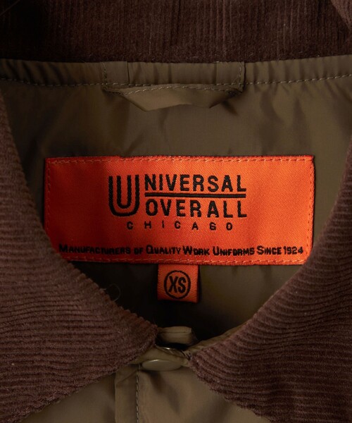 UNIVERSAL OVERALL(ユニバーサルオーバーオール)の「【別注】<UNIVERSAL OVERALL>コーデュロイ パファージャケット / キッズ 100cm-130cm(ブルゾン・キッズ・ブラック/オリーブ・XS(100-110cm)/S(120-130cm))」の14枚目の写真