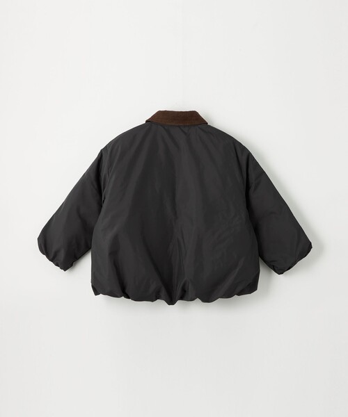 UNIVERSAL OVERALL(ユニバーサルオーバーオール)の「【別注】<UNIVERSAL OVERALL>コーデュロイ パファージャケット / キッズ 100cm-130cm(ブルゾン・キッズ・ブラック/オリーブ・XS(100-110cm)/S(120-130cm))」の16枚目の写真