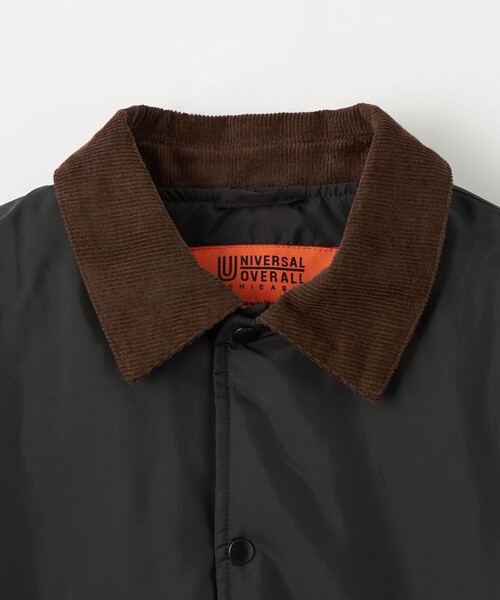 UNIVERSAL OVERALL(ユニバーサルオーバーオール)の「【別注】<UNIVERSAL OVERALL>コーデュロイ パファージャケット / キッズ 100cm-130cm(ブルゾン・キッズ・ブラック/オリーブ・XS(100-110cm)/S(120-130cm))」の17枚目の写真
