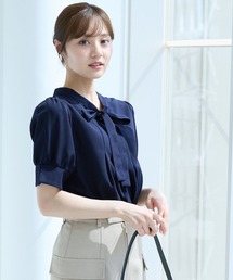 【2025SS新色/WEB限定カラー】2WAYボウタイブラウス140088