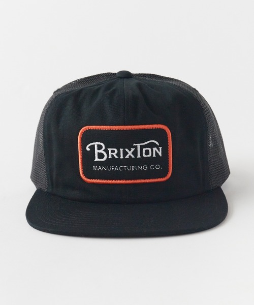BRIXTON（ブリクストン）の「BRIXTON/ブリクストン GRADE HP TRUCKER HAT キャップ 2026新作　再入荷（キャップ・メンズ・ブラック/グリーン・ONE SIZE）」の4枚目の写真