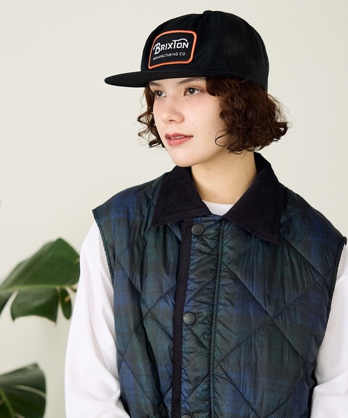 BRIXTON（ブリクストン）の「BRIXTON/ブリクストン GRADE HP TRUCKER HAT キャップ 2026新作　再入荷（キャップ・メンズ・ブラック/グリーン・ONE SIZE）」の21枚目の写真