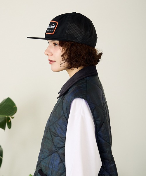 BRIXTON（ブリクストン）の「BRIXTON/ブリクストン GRADE HP TRUCKER HAT キャップ 2026新作　再入荷（キャップ・メンズ・ブラック/グリーン・ONE SIZE）」の22枚目の写真