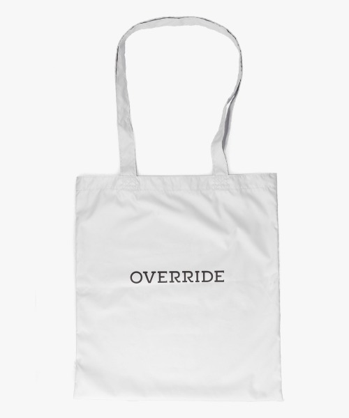 OVERRIDE(オーバーライド)の「WADATAKESHI X OVERRIDE TOTE BAG / オーバーライド(トートバッグ・レディース・グレー/ライトグレー・FREE)」の6枚目の写真