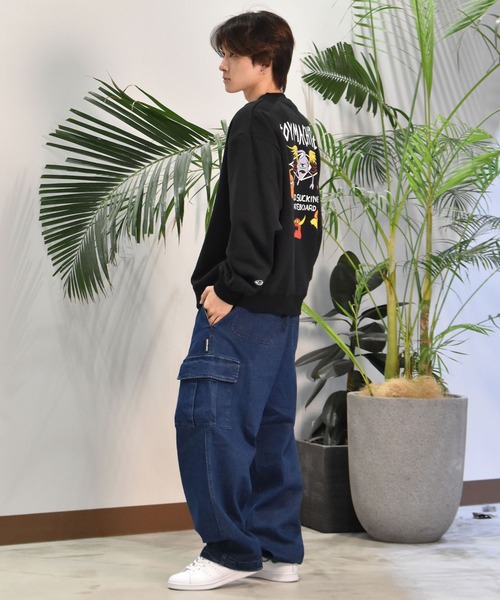 TOY　MACHINE（トイ　マシーン）の「【ムラサキスポーツ限定】TOY MACHINE/トイマシーン スウェット/トレーナー オーバーサイズ バックプリント 裏起毛 MTMFESW5（スウェット・メンズ・アッシュグレー/ブラック・M/L/XL）」の6枚目の写真