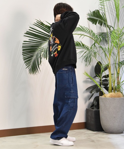 TOY　MACHINE（トイ　マシーン）の「【ムラサキスポーツ限定】TOY MACHINE/トイマシーン スウェット/トレーナー オーバーサイズ バックプリント 裏起毛 MTMFESW5（スウェット・メンズ・アッシュグレー/ブラック・M/L/XL）」の7枚目の写真