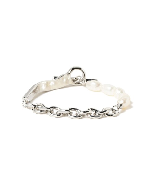 B:MING by BEAMS(ビーミングバイビームス)の「ミックスチェーン ブレスレット(ブレスレット・レディース・ゴールド/シルバー・ONE SIZE)」の2枚目の写真