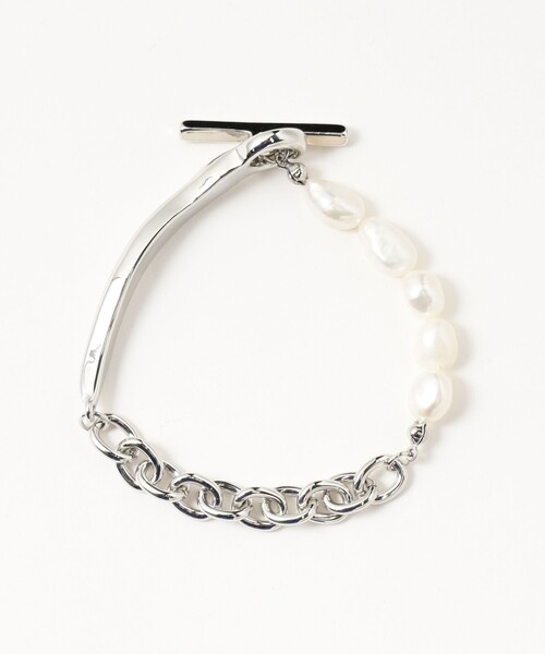 B:MING by BEAMS(ビーミングバイビームス)の「ミックスチェーン ブレスレット(ブレスレット・レディース・ゴールド/シルバー・ONE SIZE)」の3枚目の写真