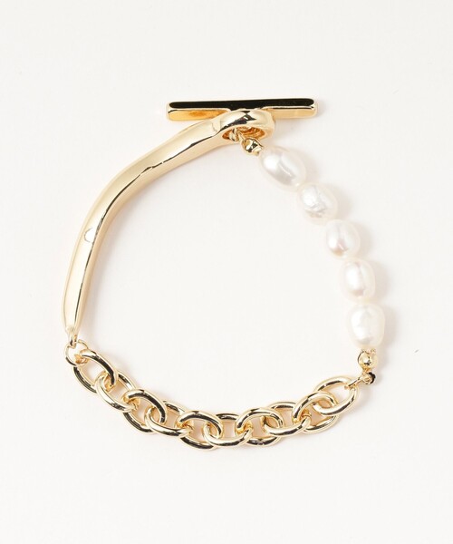 B:MING by BEAMS(ビーミングバイビームス)の「ミックスチェーン ブレスレット(ブレスレット・レディース・ゴールド/シルバー・ONE SIZE)」の7枚目の写真