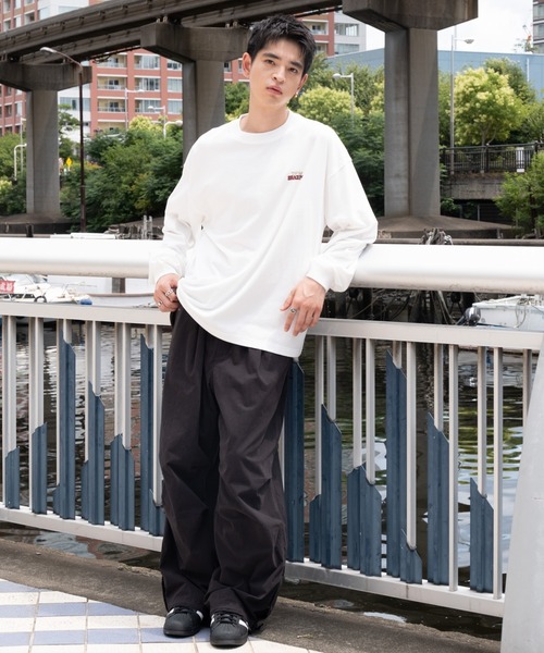 WEGO（ウィゴー）の「WEGO/ボーイズグラフィックBIG T（Tシャツ/カットソー・メンズ・ライトグレー/ホワイト/ブルー・LARGE/MEDIUM）」の5枚目の写真