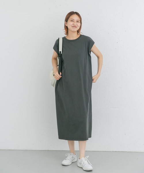 EKAL（エカル）の「製品染めカットワンピース（ワンピース・レディース・グレー系その他/ブルー/ベージュ系その他・ONE）」の17枚目の写真