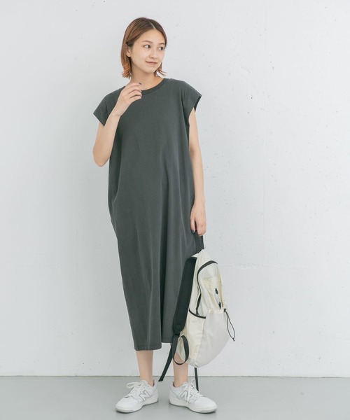 EKAL（エカル）の「製品染めカットワンピース（ワンピース・レディース・グレー系その他/ブルー/ベージュ系その他・ONE）」の19枚目の写真