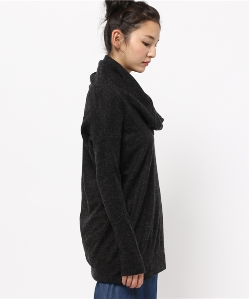 SIMONE LIST（シモーヌリスト）の「オフタートルプルオーバー（Tシャツ/カットソー・レディース・グレー/チャコールグレー・38）」の4枚目の写真