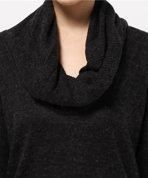 SIMONE LIST（シモーヌリスト）の「オフタートルプルオーバー（Tシャツ/カットソー・レディース・グレー/チャコールグレー・38）」の6枚目の写真