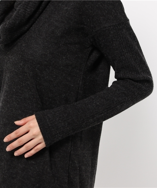 SIMONE LIST（シモーヌリスト）の「オフタートルプルオーバー（Tシャツ/カットソー・レディース・グレー/チャコールグレー・38）」の7枚目の写真