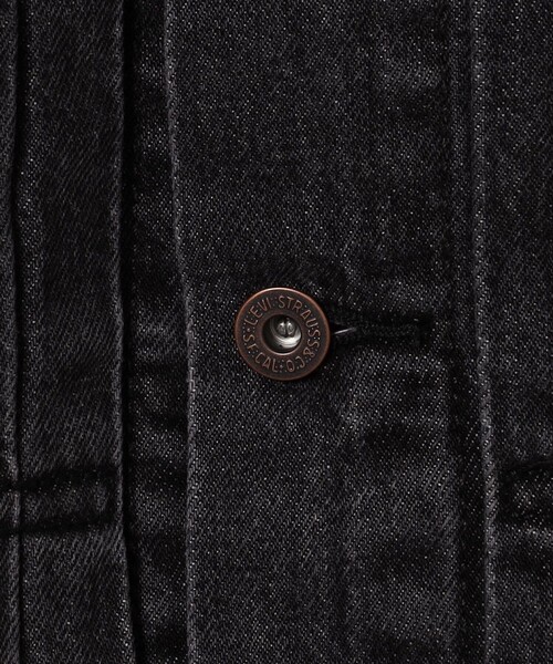 Levi's（リーバイス）の「限定展開 Levi's/リーバイス TYPE I トラッカージャケット ブラック STONEWASH / TYPE ⅠTRUCKER-BLK / A3174-0000（ブルゾン・メンズ・ブラック・LARGE/X-LARGE/MEDIUM/SMALL）」の11枚目の写真