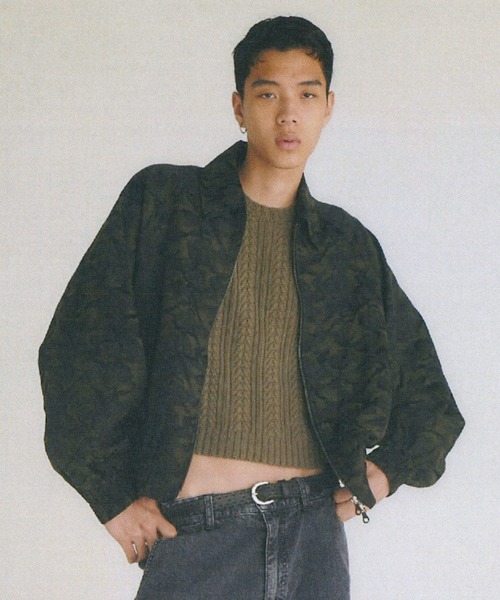 OVER SLEEVE CAMOUFLAGE JACEKT