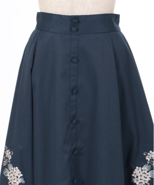 axes femme（アクシーズファム）の「ジャスミン刺繍スカート（スカート・レディース・ワイン/ブルーグリーン/ネイビー・FREE）」の12枚目の写真