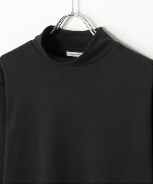 ikka（イッカ）の「ポンチモックネックロンTシャツ（Tシャツ/カットソー・メンズ・ホワイト/ネイビー/ブラック/グレー・XL/L/M/S）」の15枚目の写真