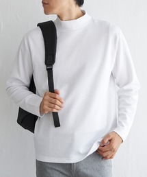 ikka | ポンチモックネックロンTシャツ(Tシャツ/カットソー)