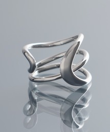 YArKA（ヤーカ）の「【YArKA/ヤーカ】entwined curvaceous design ring [ducube yuga2] / 絡み合う曲線美デザインリング（リング・レディース）」