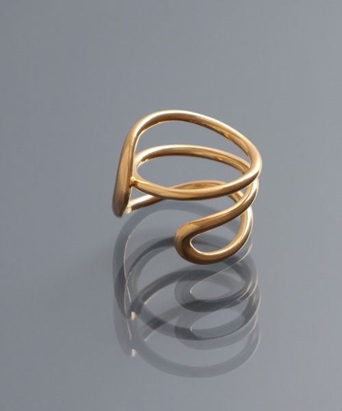 YArKA（ヤーカ）の「【YArKA/ヤーカ】entwined curvaceous design ring [ducube yuga2] / 絡み合う曲線美デザインリング（リング・メンズ・ゴールド/シルバー・#9/#13/#11/#15/#17/#19/#23/#21）」の15枚目の写真