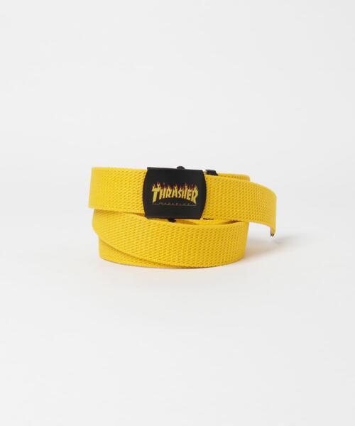 ITEMS URBANRESEARCH（アイテムズ アーバンリサーチ）の「THRASHER　Color Print Belt（ベルト・メンズ・ブラック/レッド/イエロー・-）」の3枚目の写真