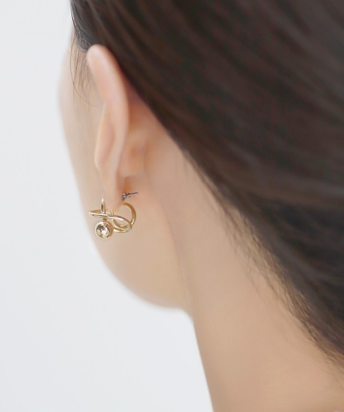 スフィア×ニュアンスラインピアス（ピアス（両耳用））｜ANEMONE