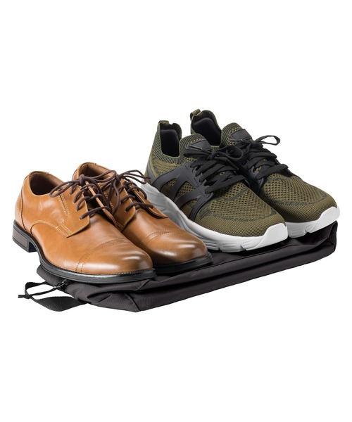 EagleCreek(イーグルクリーク)の「EagleCreek/Pack-It Reveal Multi Shoe Cube/リヴィール マルチシューサック(トラベルグッズ・メンズ・グレー/ブラック・FREE)」の4枚目の写真