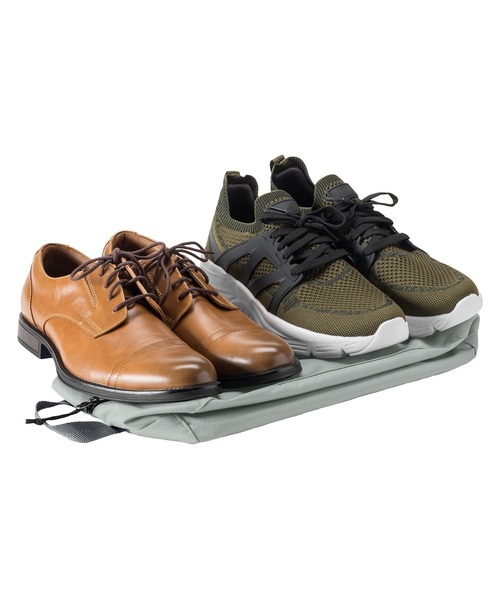 EagleCreek(イーグルクリーク)の「EagleCreek/Pack-It Reveal Multi Shoe Cube/リヴィール マルチシューサック(トラベルグッズ・メンズ・グレー/ブラック・FREE)」の6枚目の写真