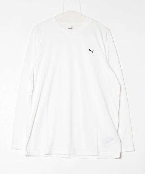 PUMA(プーマ)の「プーマ PUMA STANDARAD LS Tシャツ_(Tシャツ/カットソー・メンズ・ホワイト/ダークグレー/ブラック・S/M/L/LL/3L)」の1枚目の写真
