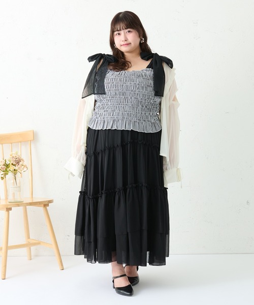 タグ付き！オブリ♡リボンキャミトップス 楽天市場】【mily bilet】 トップス ボレロニット キャミソール