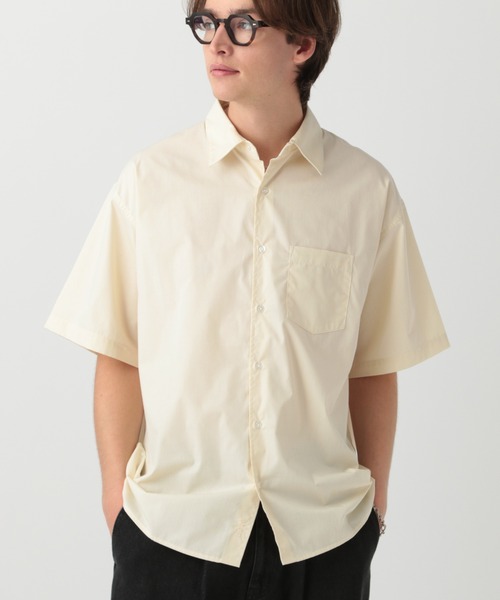 セール】【LURAKU】Half Sleeve Regular Collar Shirt - ルーズ