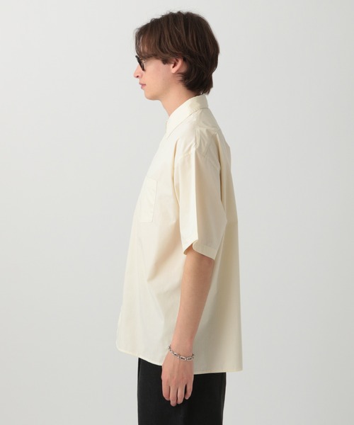 メンズ 半袖シャツ ゆったり ルーズ 肩落ち K00084 WESTSEA シャツ 日本製 Reflax とろみシャツ ルーズシルエット