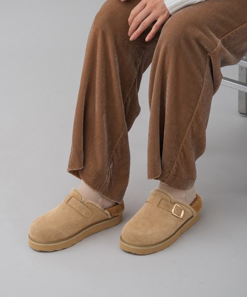 IENA（イエナ）の「MOHI/モヒ ファースリッポン（スリッポン・レディース・ブラック/ベージュ・36/37/38/39）」の7枚目の写真