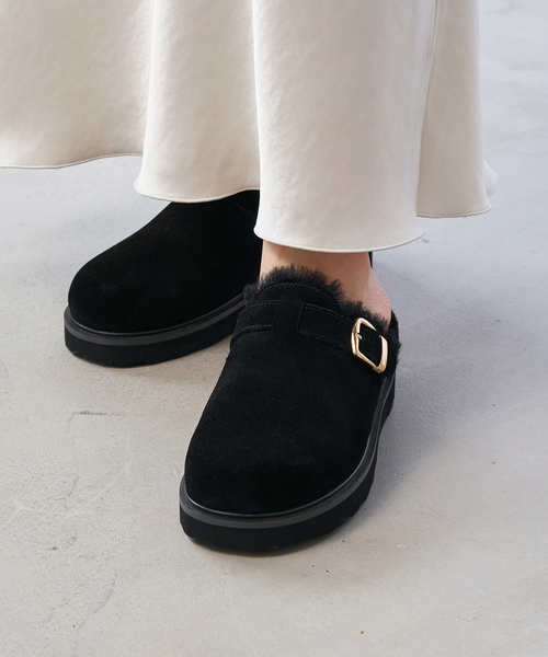 IENA（イエナ）の「MOHI/モヒ ファースリッポン（スリッポン・レディース・ブラック/ベージュ・36/37/38/39）」の19枚目の写真