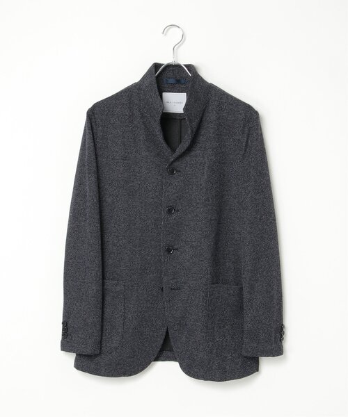 IKKA LOUNGE（イッカラウンジ）の「【イージーケア】GOKU楽ワークワッフルスタンドジャケット（テーラードジャケット・メンズ・チャコール/ネイビー・S/M/L/XL）」の8枚目の写真