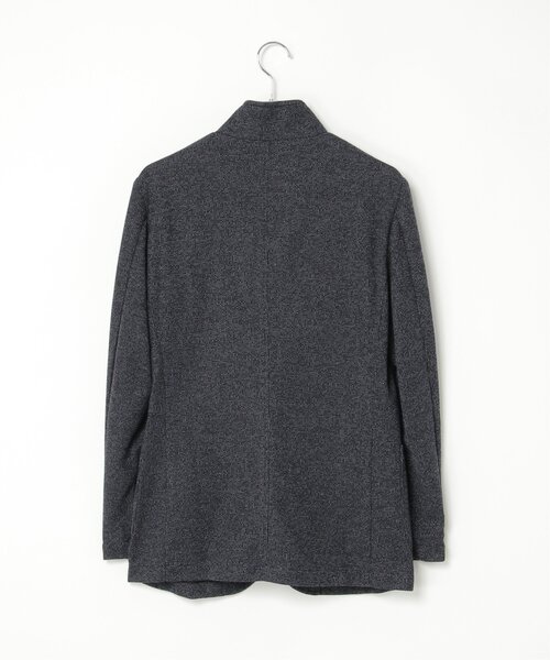 IKKA LOUNGE（イッカラウンジ）の「【イージーケア】GOKU楽ワークワッフルスタンドジャケット（テーラードジャケット・メンズ・チャコール/ネイビー・S/M/L/XL）」の9枚目の写真