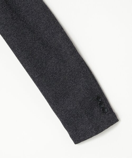 IKKA LOUNGE（イッカラウンジ）の「【イージーケア】GOKU楽ワークワッフルスタンドジャケット（テーラードジャケット・メンズ・チャコール/ネイビー・S/M/L/XL）」の11枚目の写真